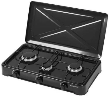 Kuchenka gazowa ravanson 3- palnikowa K-03TB czarna